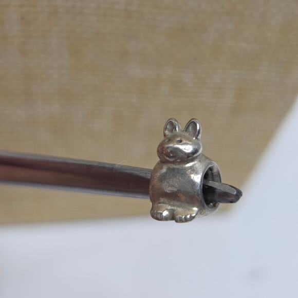 Pandora Sterling Silver 925 Ale Little Girl & Curious Cat Charms - Picture 9 of 13